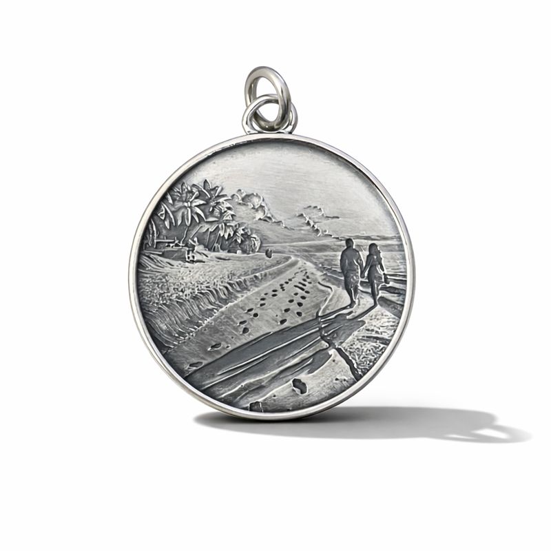 Winter sledding scene