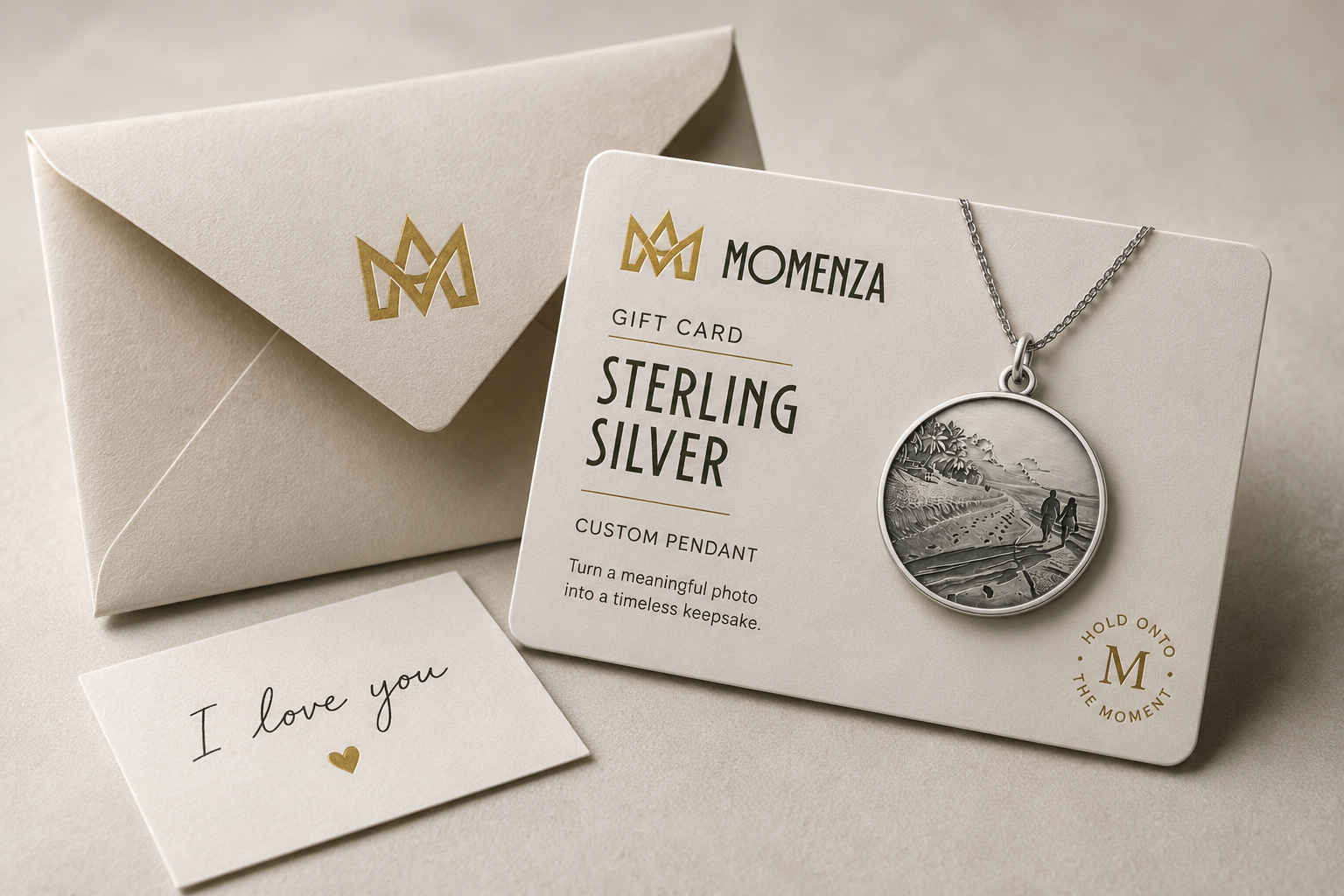 Sterling Silver Momenza gift card