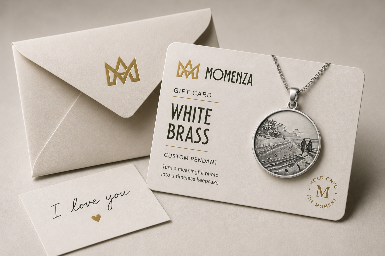 White Brass Momenza gift card